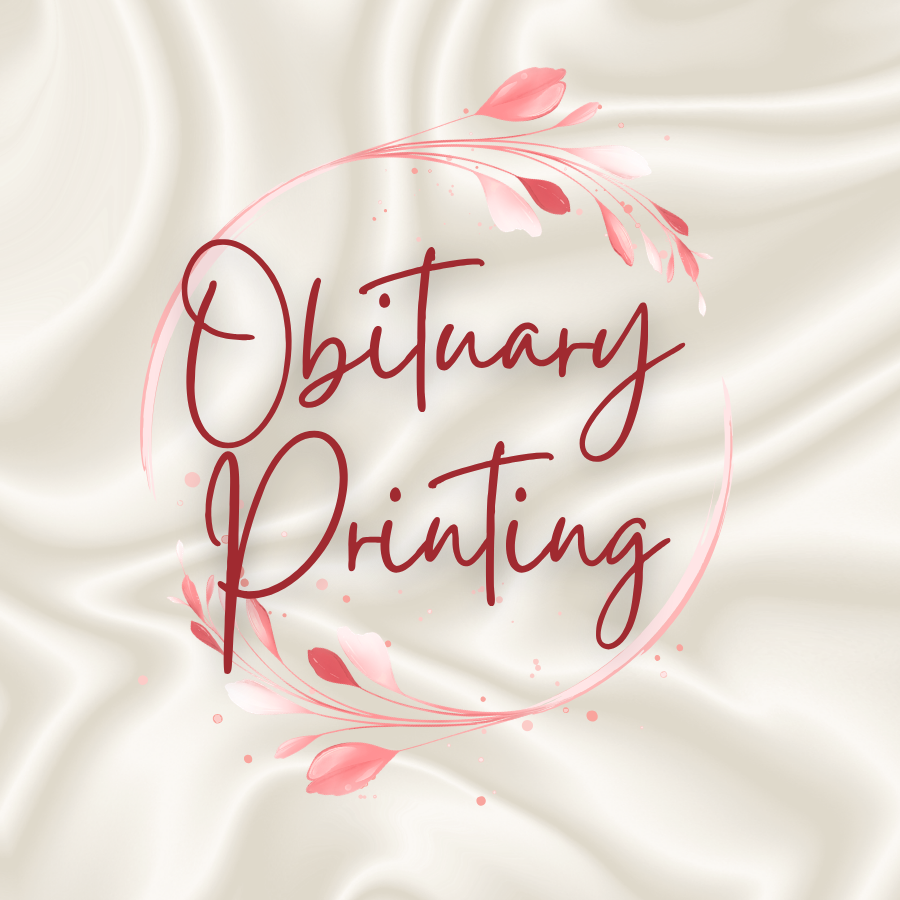 Obituary Printing