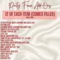 Party Favor Add-Ons